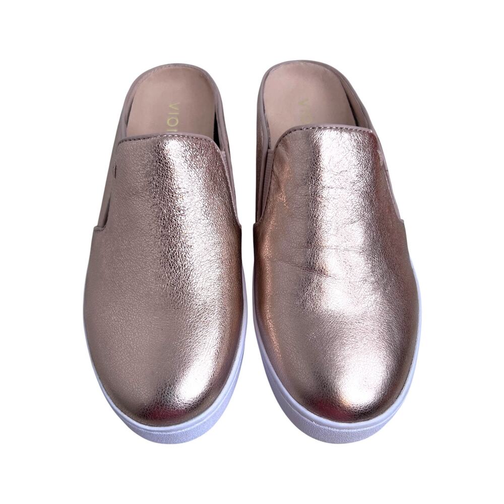Vionic Splendid Dakota Slip-on Mule in Rose Gold Orthaheel Technology W's Size 5
